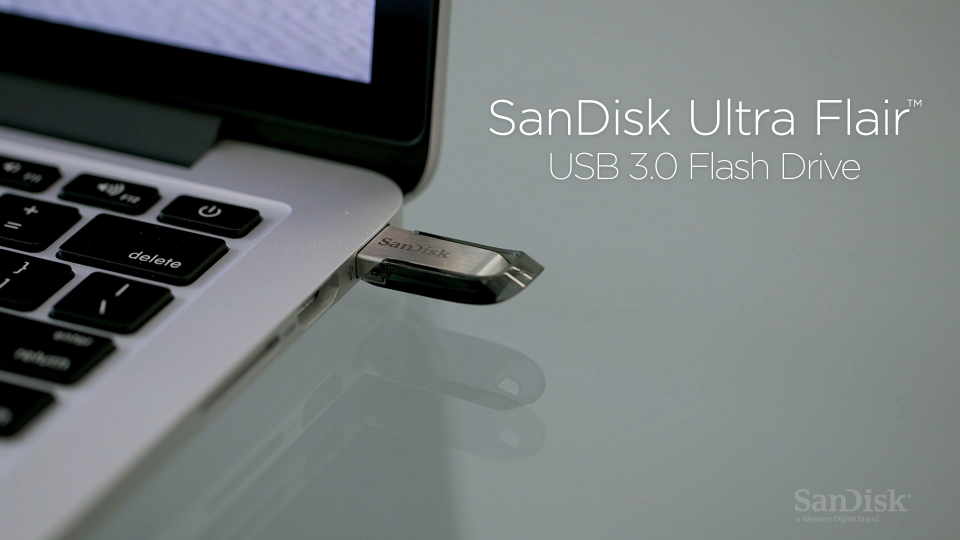 SanDisk® Ultra Flair™ USB 3.0 Flash Drive (16GB/ 32GB/ 64GB/ 128GB/ 256GB/ 512GB)