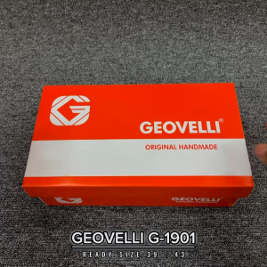 Sepatu Pantofel Pria Hitam Bahan Kulit Albania Super Sepatu Formal Kerja Kantor K-Gvl Geovelli 1901