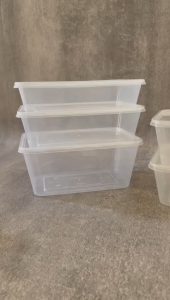 Thinwall Suapi 1000ml Transparan / Kotak Makan / Food Container isi 50 Pcs