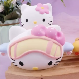 Hàng Sẵn Set 5 tượng tô màu thạch cao hot trend Sanrio kuromi lotso lái máy bay.Tô Màu thạch cao.