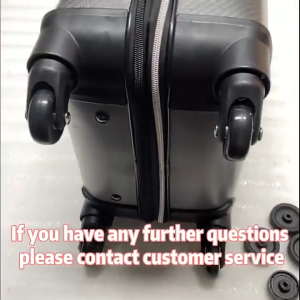 4pcs Roda Koper Replacement Bisu Luggage Replacement Wheel Muffler Mute Praktis Aksesoris Travel Koper