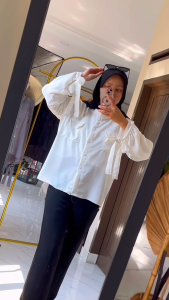 Atasan Wanita Remaja Ootd Vinna Top: Bahan & Ukuran