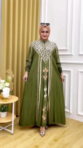 Ariefa Batik: Gamis Twil Rayon Terbaru Super Premium