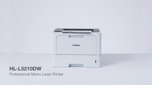 Brother HL-L5210DW Monochrome Laser Printer: Wireless High Printing Speed and High Printing Volume Networking and Duplex Printing Automatic 2-sided 230 gsm Brother Official Flagship Store Partner Dealer (Brother L5100DN successor)