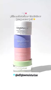 GLAD2GLOW All Series | Sunscreen SPF 50 PA+++ | Centella Soothing Gel Moisturizer | Blueberry 5% Ceramide Moisturizer | Glad 2 Glow | FUFUMISE