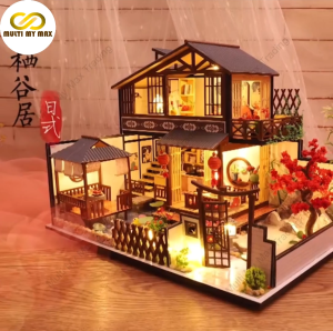 3D DIY Puzzle Hut Cottage House Jigsaw High Quality Adult Kids Unique Valentine Birthday Gift Christmas Present 立体拼图
