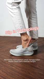 Fransisca Renaldy Sepatu Sneakers Slip On Wanita Size 36-40 Shoes Anti Slip L.Nova 01