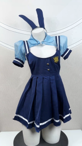 BABY FACE ชุดคอสเพลย์ ชุดตำรวจกระต่าย ชุดคอปก 🚔 พร้อมที่คาดผมหูกระต่ายกับจีสตริง BF-1252