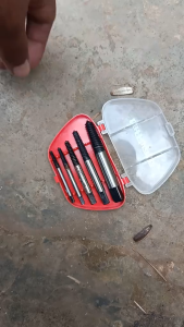 ATU|MK030 - 5PC SCREW EXTRACTOR SET Tap Balik set Pembuka Baut Patah Bolt Pipe Extractor