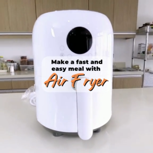 Smart Electric Air Fryer Digital Timer Multi functional Temperature Control Oil-Free Healthy Cooking Airfryer Integrated design anti-fingerprint keys leave no trace when touched Small an convenient durable and easy to clean VMI Direct