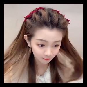 kẹp tóc của phụ nữ Kẹp Tóc Bện Kẹp Tóc Mái Năm Mới Dễ Thương Cho Bé Gái-NIEVE