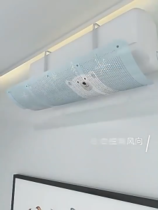 TAGO MALL แผ่นบังลมแอร์ ปรับเปลี่ยนทิศทางลมแอร์ สินค้ามีหลายลวดลาย สีสันสดใส ติดตั้งง่าย วัสดุไม่เป็นอันตรายต่ออากาศ