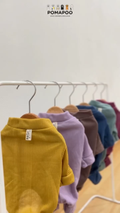 POMAPOO - Baju Kucing dan Baju Anjing Knit Jumpsuit 3 Bear
