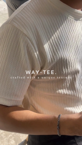 WAY COTTON TEE : เสื้อยืด คอตตอน เวย์ พรีเมี่ยม CU PANTS