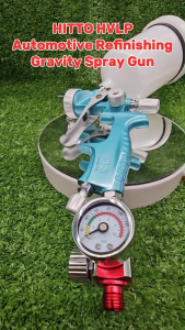( HITTO ) HVLP 78G Automotive Refinishing Gravity Spray Gun / Car paint spray gun / premium finish ( 01HT0078G )