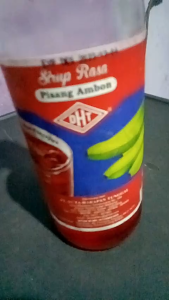 MINUMAN TERMURAH SIRUP ASLI MAKASAR DHT PISANG AMBON ISI 620 ML