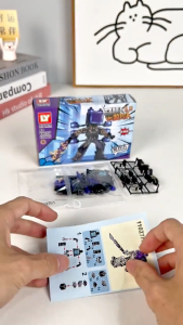 ZHBO Mainan Balok Lego Skibidi Toilet 3D Puzzle Mainan Block Susun Edukasi Mainan Anak Laki-laki