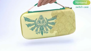 Zipper Bag Pouch Case Nintendo Switch OLED Karakter Zelda Totk EVA Hardcase Dompet Tas Nintendo