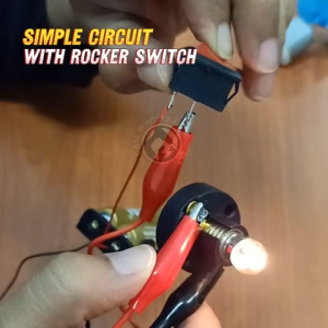 SET 2 (7 in 1) Students Electrical Circuit School Electronic Kits Experiment Set With On/Off Lamp Student Kits Projects