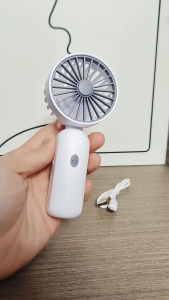 Portable Fan Mini Fans Handheld USB Rechargeable Table Desk Small fans Travel Pocket Fan Strong Wind
