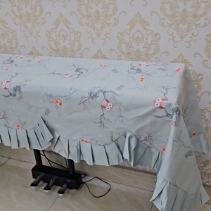 KHĂN PHỦ ĐÀN PIANO ĐIỆN HỌA TIẾT CHIM ĐẬU TRÊN CÂY