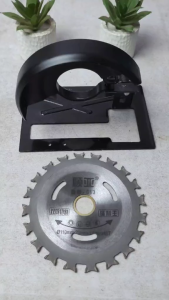 Dudukan Gerinda Tangan Circular Saw Stand Holder Lengkap Dengan Mata Gerinda Pemotong Kayu Dua Sisi Pada Mata Gerindanya