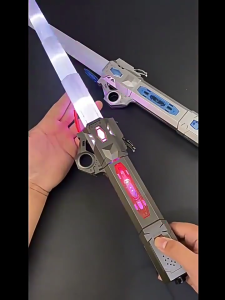 ดาบเลเซอร์ ดาบไลท์เซเบอร์ ปรับขนาดได้ ดาบสตาร์วอร์ ดาบคู่ต่อกันได้ ดาบเรืองแสง ดาบเจได ดาบของเล่น 7 สี สุดเท่ ไฟLED อัพเกรด 2-in-1