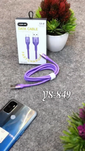 YESPLUS YS-849 Kabel Micro 3A/Type-C 6A/Lighting 2.4A Supports super charging