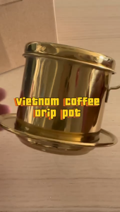Stainless Steel Vietnam Drip Coffee Pot Double Filter GossipBee GossipTaste