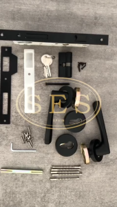Handle Gagang Pintu Set SES SR 06 BM + Body Kunci SES ECO E2030-40mm BM