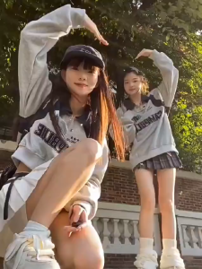 CAMPBLUE CROOPE SWEATER WANITA KOREAN STYLE - CROP TOP OVERSIZE TERBARU KEKINIAN