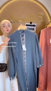 GAMIS ABAYA ARABIAN KAIN WOLPEACH PREMIUM TERBARU 2024