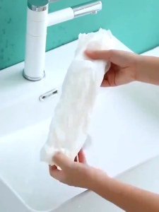 Compressed towel disposable portable washable towel
