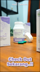 SKINNYKU - Obat Diet / Kapsul Pelangsing / Penurun Berat Badan / Slimming Capsule Herbal Ampuh
