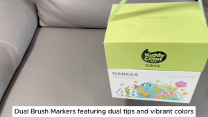 BYJ KIDDY COLOR Dual Brush Marker Art & Drawings School Suppliers Coloring Marker