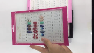 Nail Frame Display Bingkai Pigura Kuku Nail Art Board Warna Chart Nail Art Display Stand