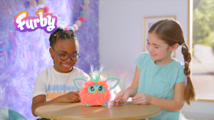 Furby Coral 15 Fashion Accessories Interactive Plush Toys for Kids Ages 6+ Voice Activated Animatronic