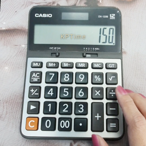 เครื่องคิด Casio DX-120B 12 หลัก รูปแบบของแท้ ประกันศูนย์ 2 ปี