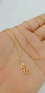 สร้อยอิตาลี ทองคำแท้ (18K) น้ำหนักทอง 2.5กรัม ทอง แท้ หลุด จำนำ(Au750)