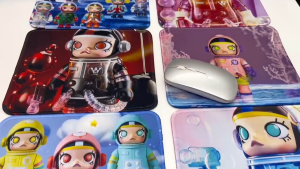 แผ่นรองเมาส์ ลายการ์ตูนน่ารัก ใช้ง่าย ไม่กลัวพัง ราคาถูกจ้า mouse pad JL168
