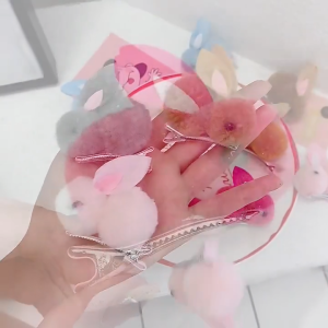 LD-C1133 Jepit Rambut Motif Kelinci Lucu Jepitan Aksesories Rambut Anak dan Wanita Rabbit Hair Clip