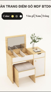 FREESHIP HCM - Bộ Bàn Trang Điểm + Gương + Ghế Ngồi Tatana BTD004 - có thiết kế theo yêu cầu