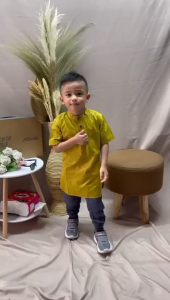 Baju koko kameh kemko sigaret lemon lengan pendek