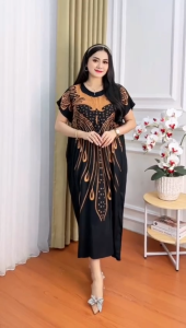 Daster Lowo Jumbo Cabut Busui Resliting Depan Wanita Kekinian Terbaru