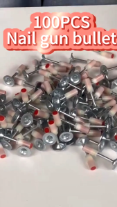 MIFFY 500PCS Nails Fits Manual Tufting Gun Steel Rivet Tool Concrete Wall Anchor Wire Slotting Device Decoration Parts