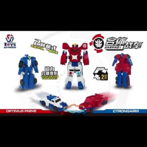 2-in-1 magnetic fit Chariot Boy Morphed toy robot model Child fit toy car Autobot