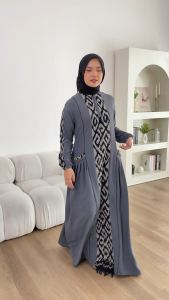 Shirin Zein - Gamis Lebaran Kondangan Devina Tenun Etnik Khas Troso