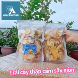Combo 500g trái cây sấy thập cẩm và 500g gạo lứt sấy rong biển Thực phẩm H.Đ