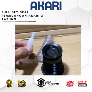 Full Set Seal Pembuangan Mesin Cuci Akari 2 tabung