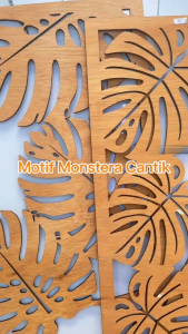 HIASAN DINDING DAUN MONSTERA PAJANGAN DINDING DAUN WALL DECOR DAUN DEKORASI BUNGA MONSTERA